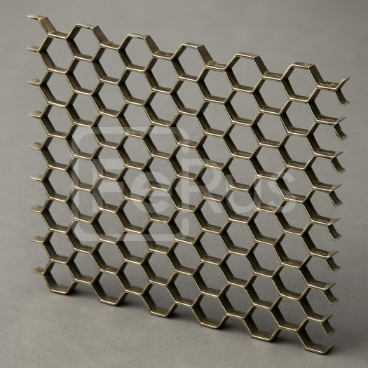 Гексагональная сетка HM-03 (1000х2000х25х2) AISI 304