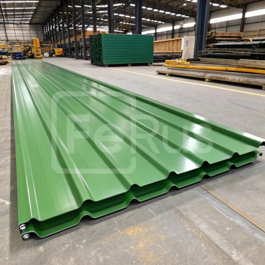 Профнастил С8 полиэстер (Zn100-180) 0,6х1150х800 мм, RAL 6002